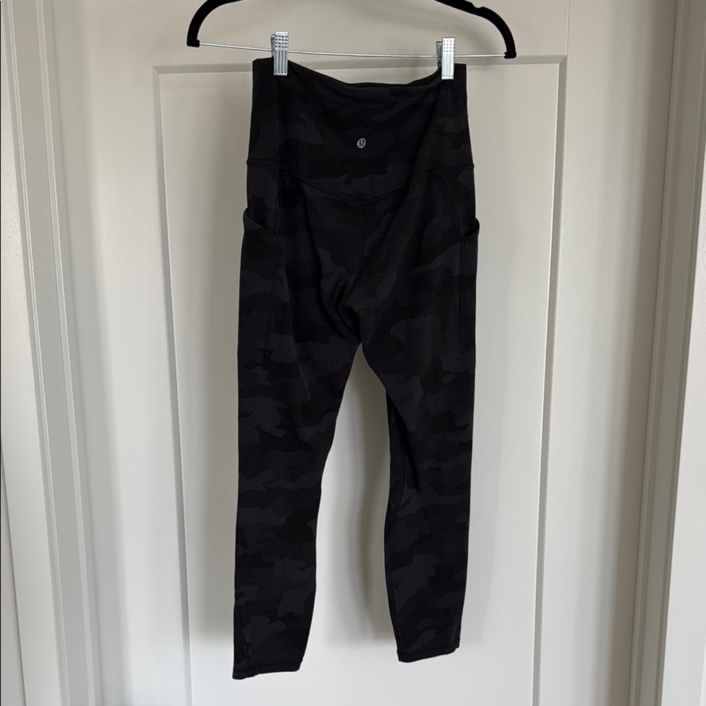 Lululemon Black Camouflage Leggings - Picture 3 of 3